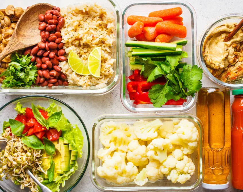 Vegetarian meals with beans